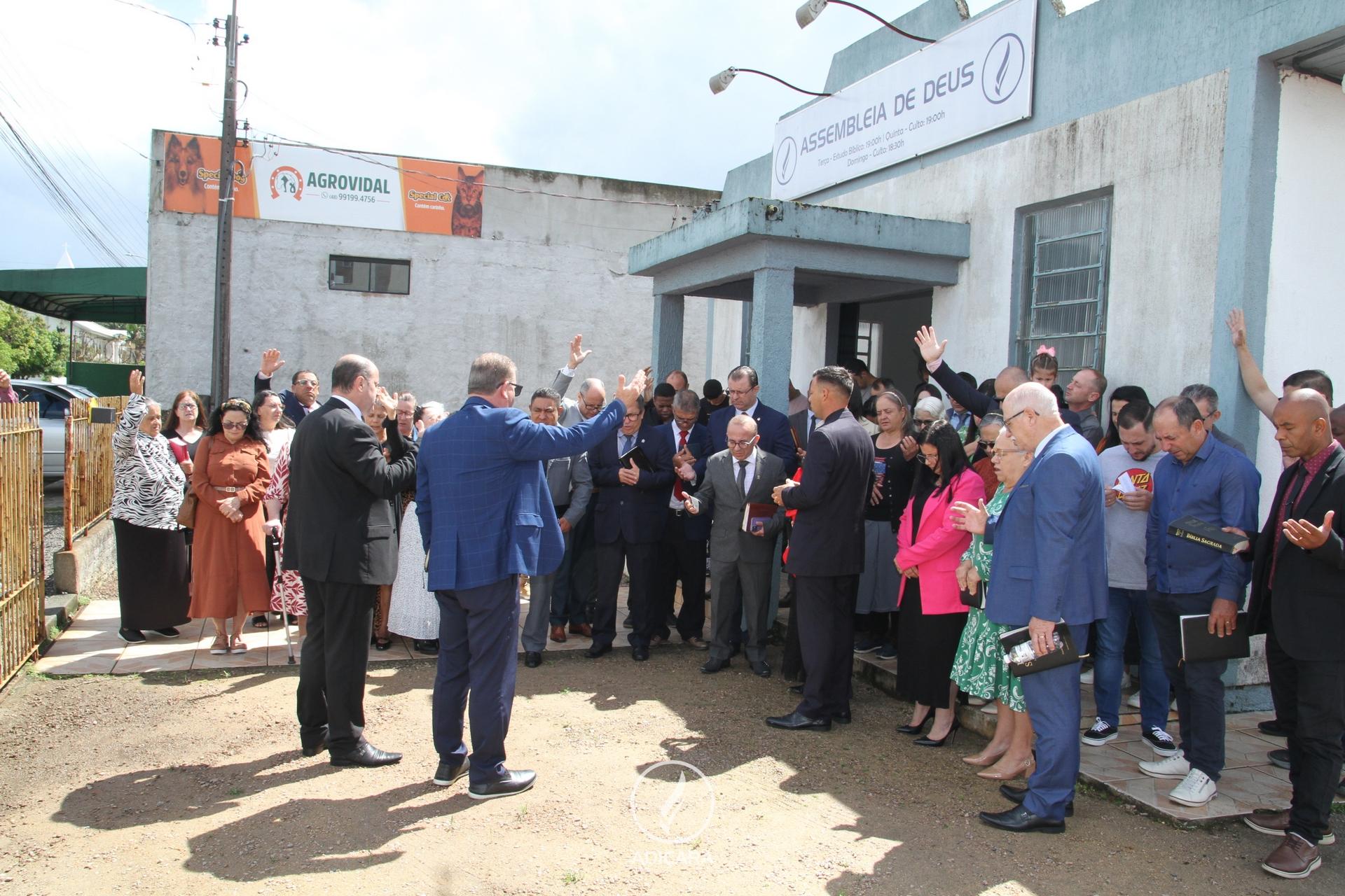 AD Jardim Pinheiro realizou lançamento da Pedra Fundamental do novo templo
