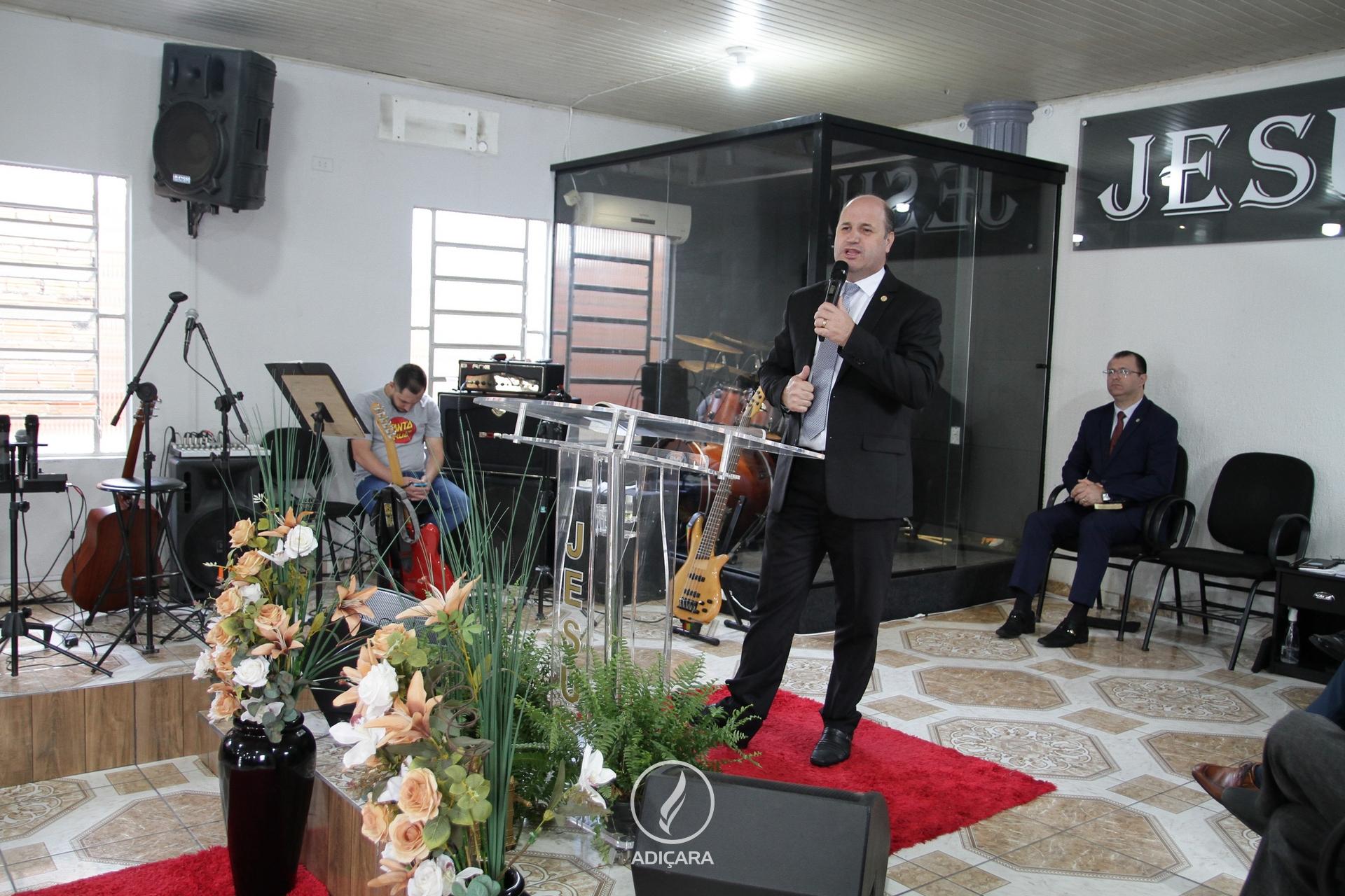 AD Jardim Pinheiro realizou lançamento da Pedra Fundamental do novo templo